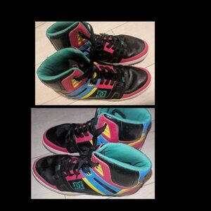 Neon Dc Shoes - Stance High-Top Skate Sneaker Womens Size
